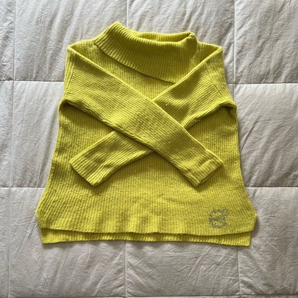 Sale 🔥 Faber Woman Cashmere Angora Turtleneck Sweater Size Medium - Picture 2 of 9